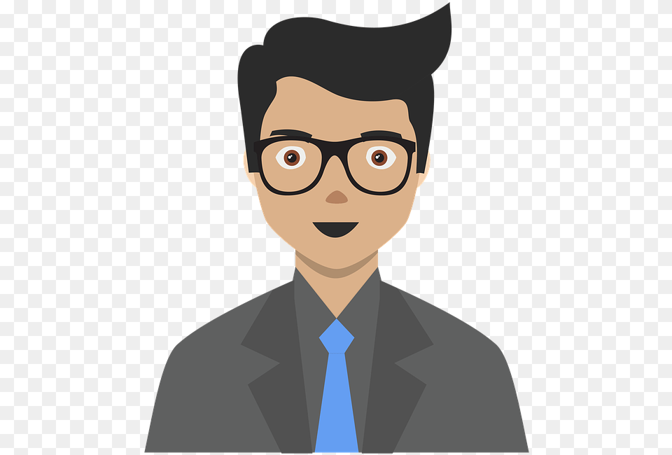 Icon Marketer Person On Pixabay Icon Cartoon Man, Accessories, Portrait, Photography, Male Png Image