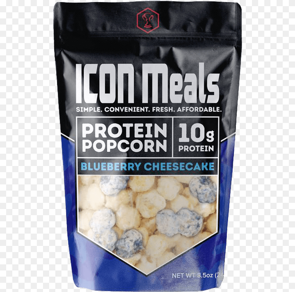 Icon Meals Protein Popcorn Popcorn 240g Blueberry Cashew, Book, Publication, Food Png Image