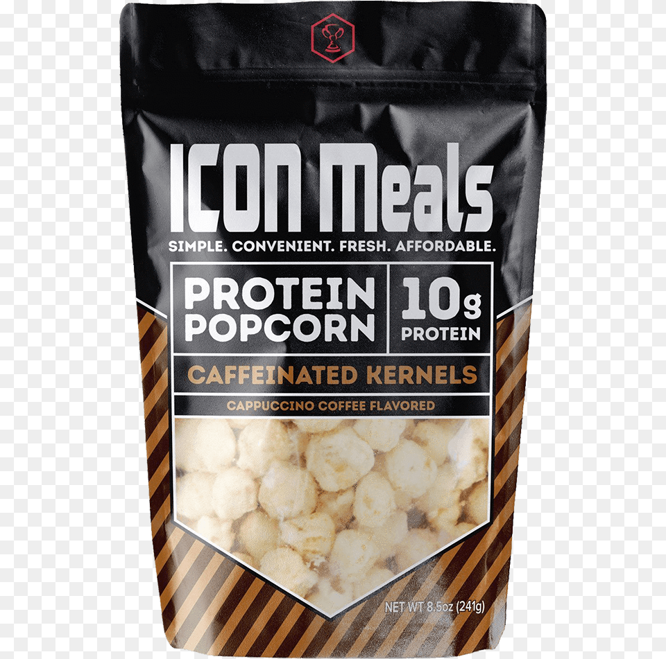 Icon Meals Protein Popcorn Popcorn 240g Caffeinated Icon Meals Popcorn, Book, Publication, Food Free Png