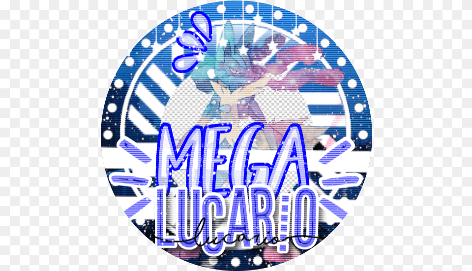 Icon Mega Lucario Insta Lines Sticker Dot, Logo Free Png