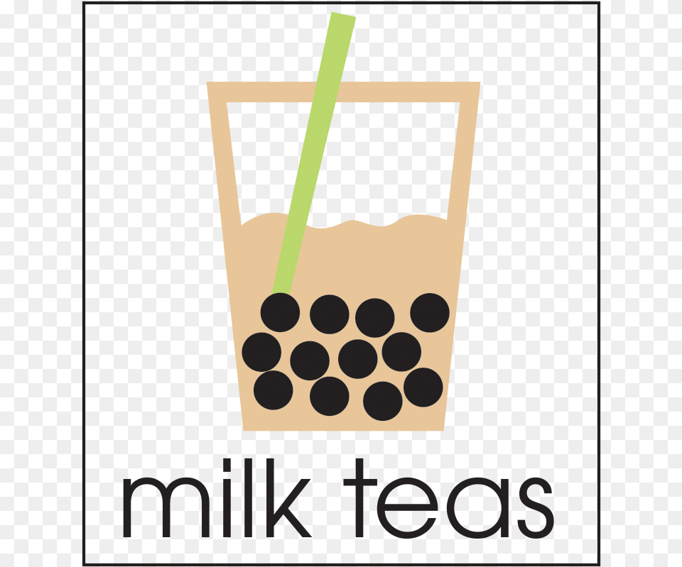 Icon Milk Teas 2 Nosstress Semoga Ya, Beverage, Bubble Tea Free Png Download