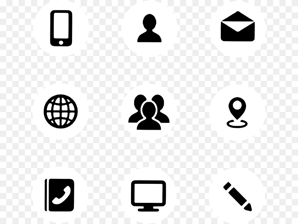 Icon Mobile Message Profile Browser Pencil Icons Bewerbung, Symbol, Text, Adult, Male Png Image