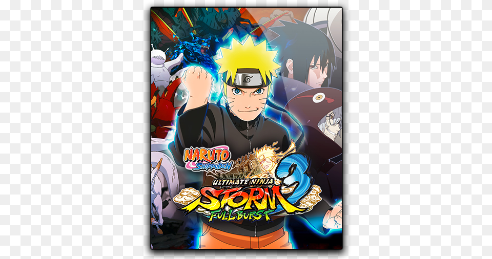 Icon Naruto Shippuden Ultimate Ninja Storm 3 By Naruto Shippuden Ultimate Ninja Storm 3, Book, Comics, Publication, Adult Free Png Download