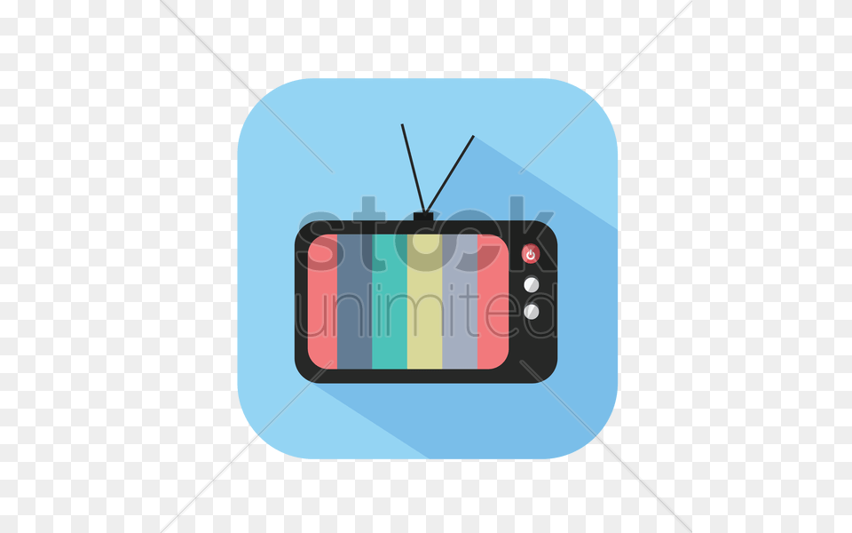 Icon Of A Color Television Vector Image, Computer Hardware, Electronics, Hardware, Monitor Png