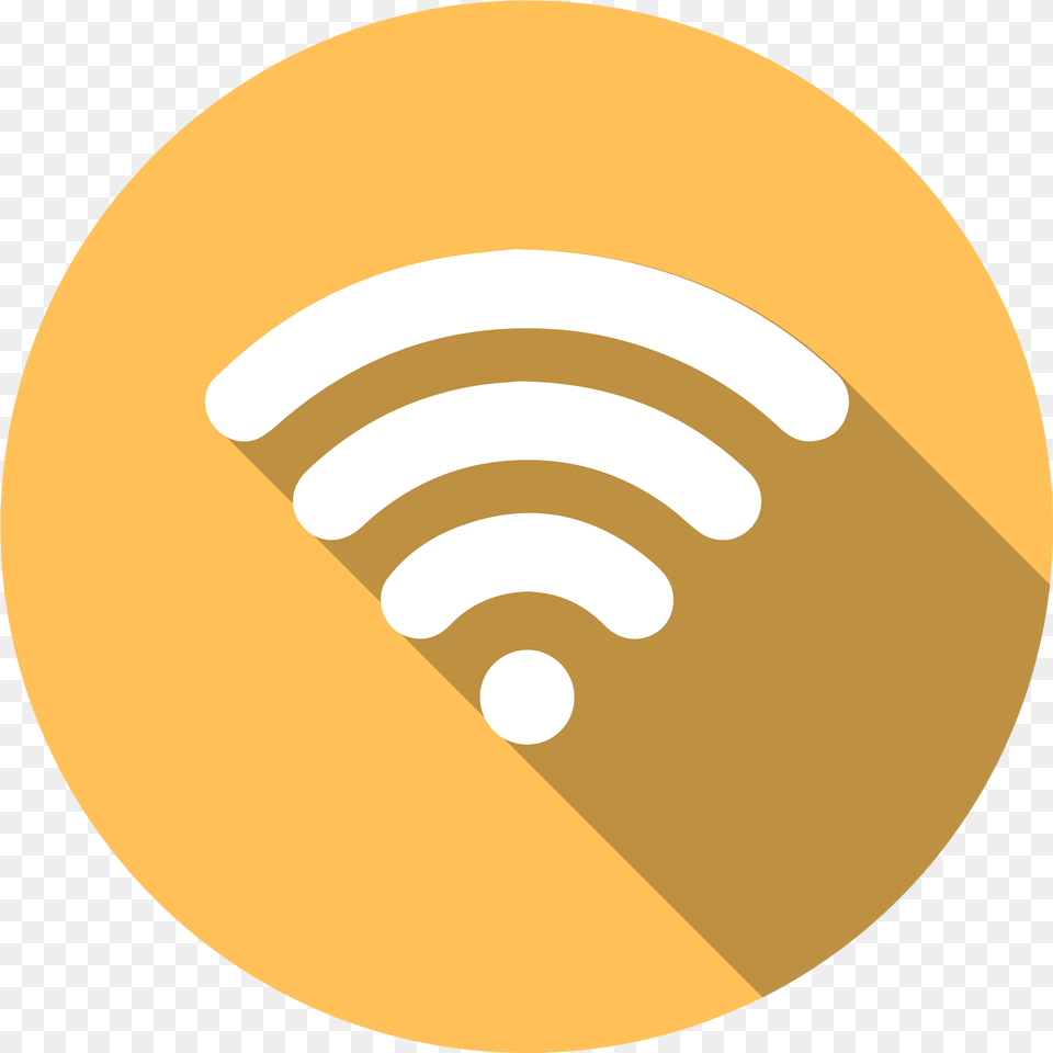 Icon Of A The Wifi Symbol Wifi Icon Circle, Astronomy, Moon, Nature, Night Png