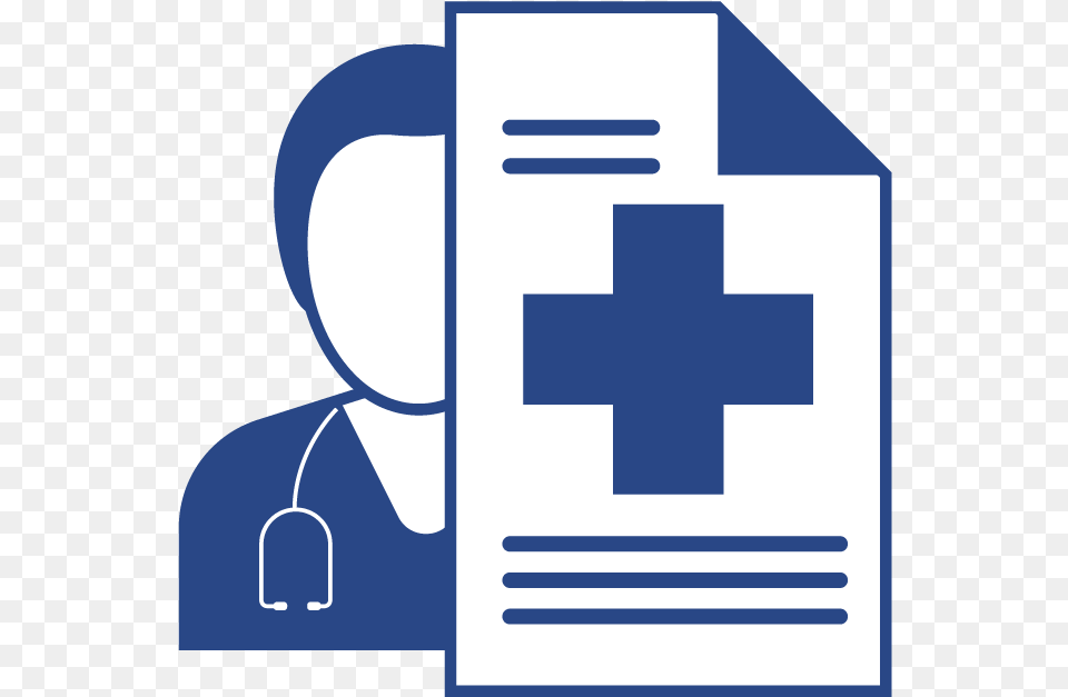 Icon Of Clinician With Piece Of Paper With The Medical, First Aid Free Transparent Png