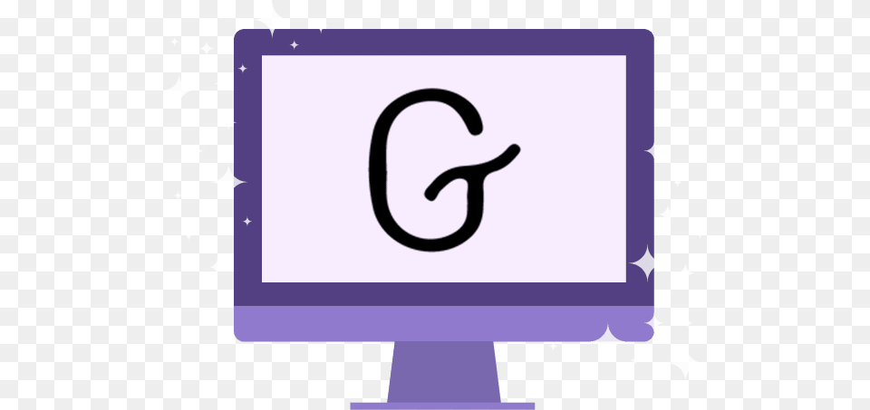 Icon Of Computer Screen With The Gutenberg Quotgquot, Text, Symbol, Number Free Transparent Png