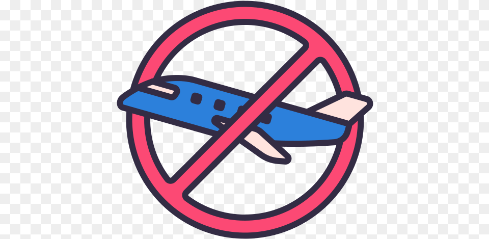 Icon Of Coronavirus Cartoon Picture Of No Smoking, Machine, Spoke, Aircraft, Airplane Png Image