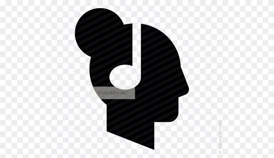 Icon Of Female Profile With Headphones Graphic Design, Silhouette, Adult, Male, Man Png