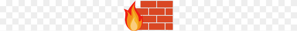 Icon Of Firewall, Brick, Fire, Flame, Architecture Free Transparent Png
