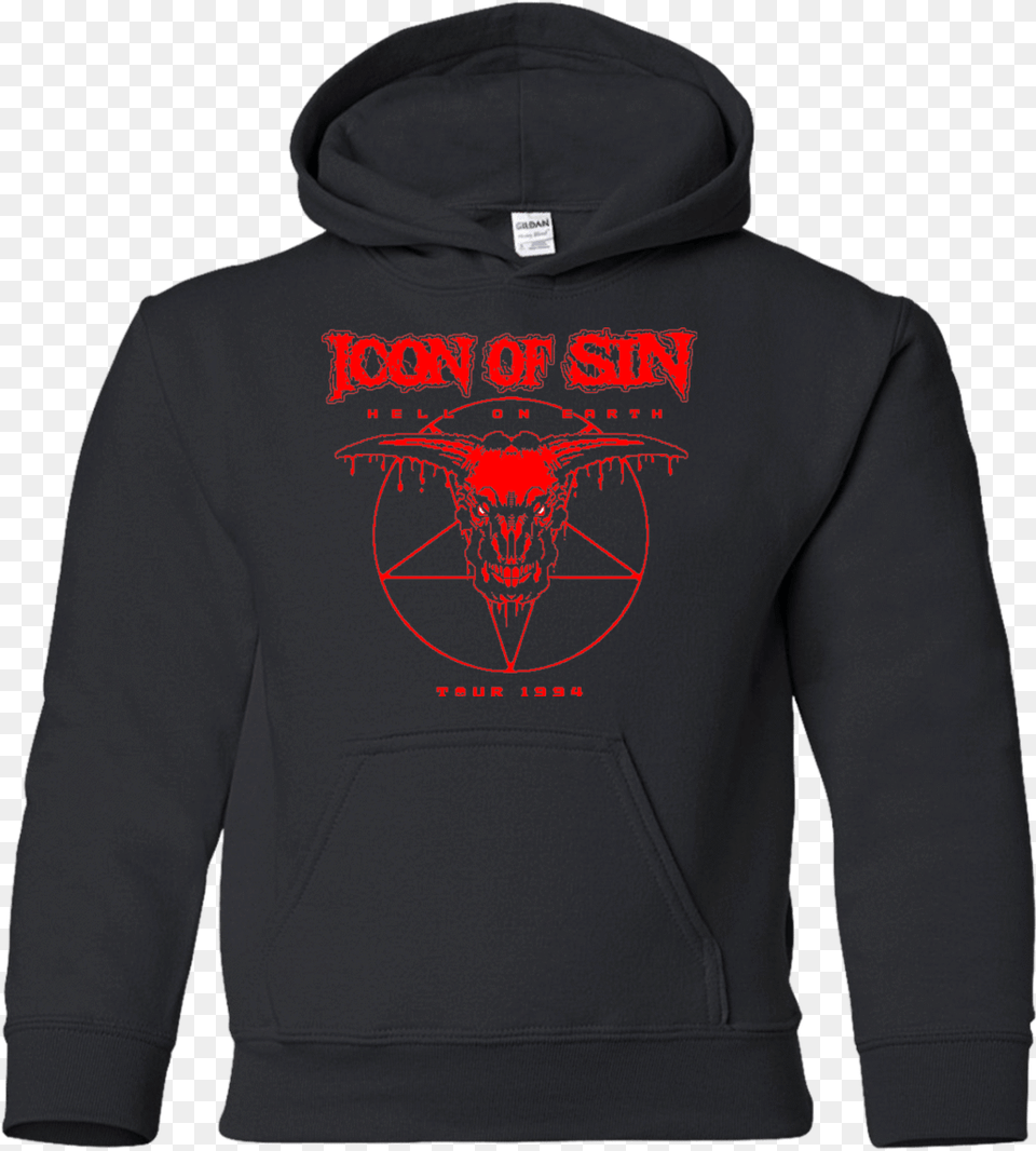 Icon Of Sin Youth Hoodie, Clothing, Hood, Knitwear, Sweater Free Transparent Png