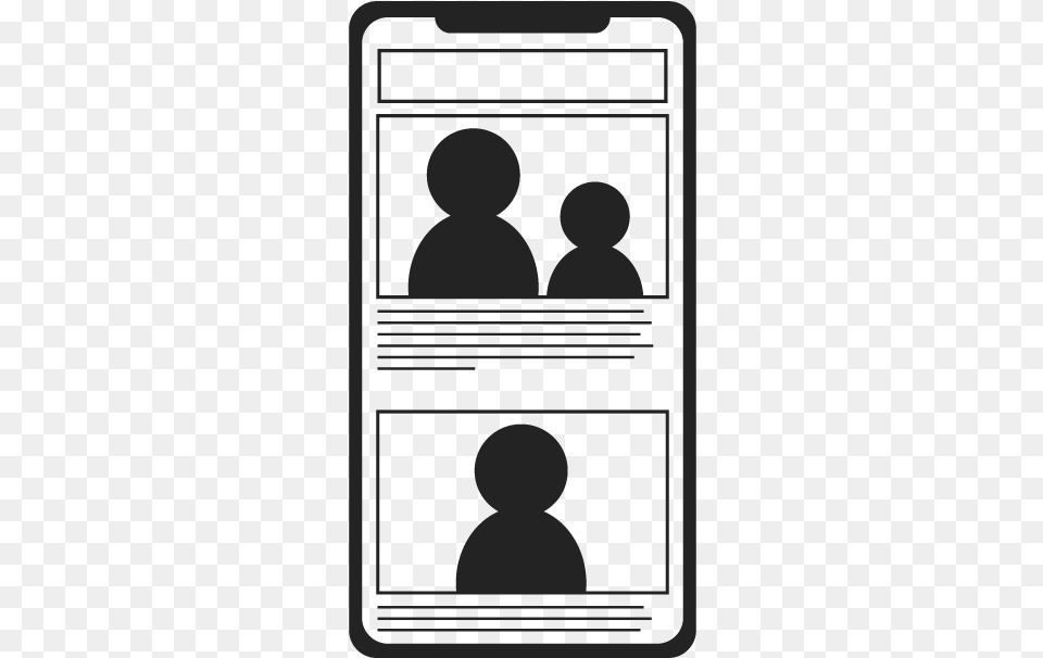 Icon Of Smm On A Phone, Light, Electronics, Mobile Phone, Person Free Png