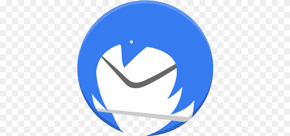 Icon Of Super Flat Remix V1 Thunderbird Icon Circle, Envelope, Mail, Astronomy, Moon Png