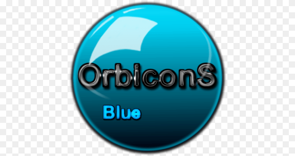 Icon Pack Blue Hd Orbicons Apps On Google Play Language, Badge, Logo, Sphere, Symbol Free Transparent Png