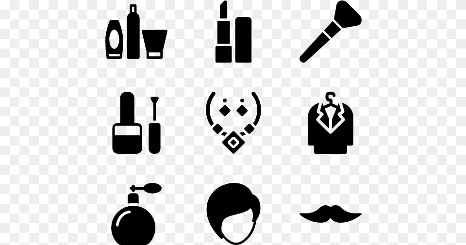 Icon Packs Svg Psd Eps Beauty Shop Background Transparent, Gray Png