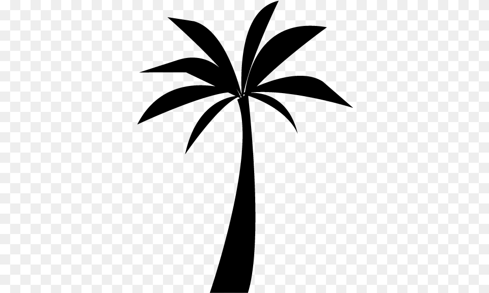 Icon Palm Tree, Gray Free Png