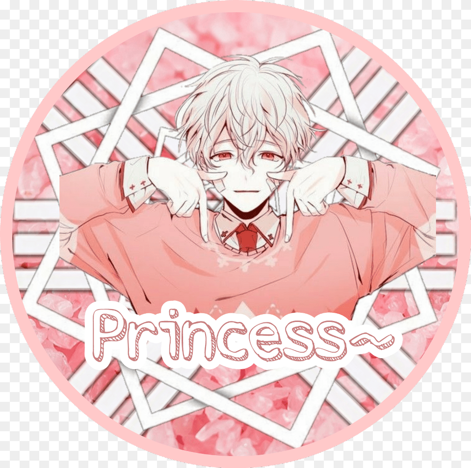 Icon Pastel Animeboy Follow My Instagram Circle, Publication, Book, Comics, Person Png