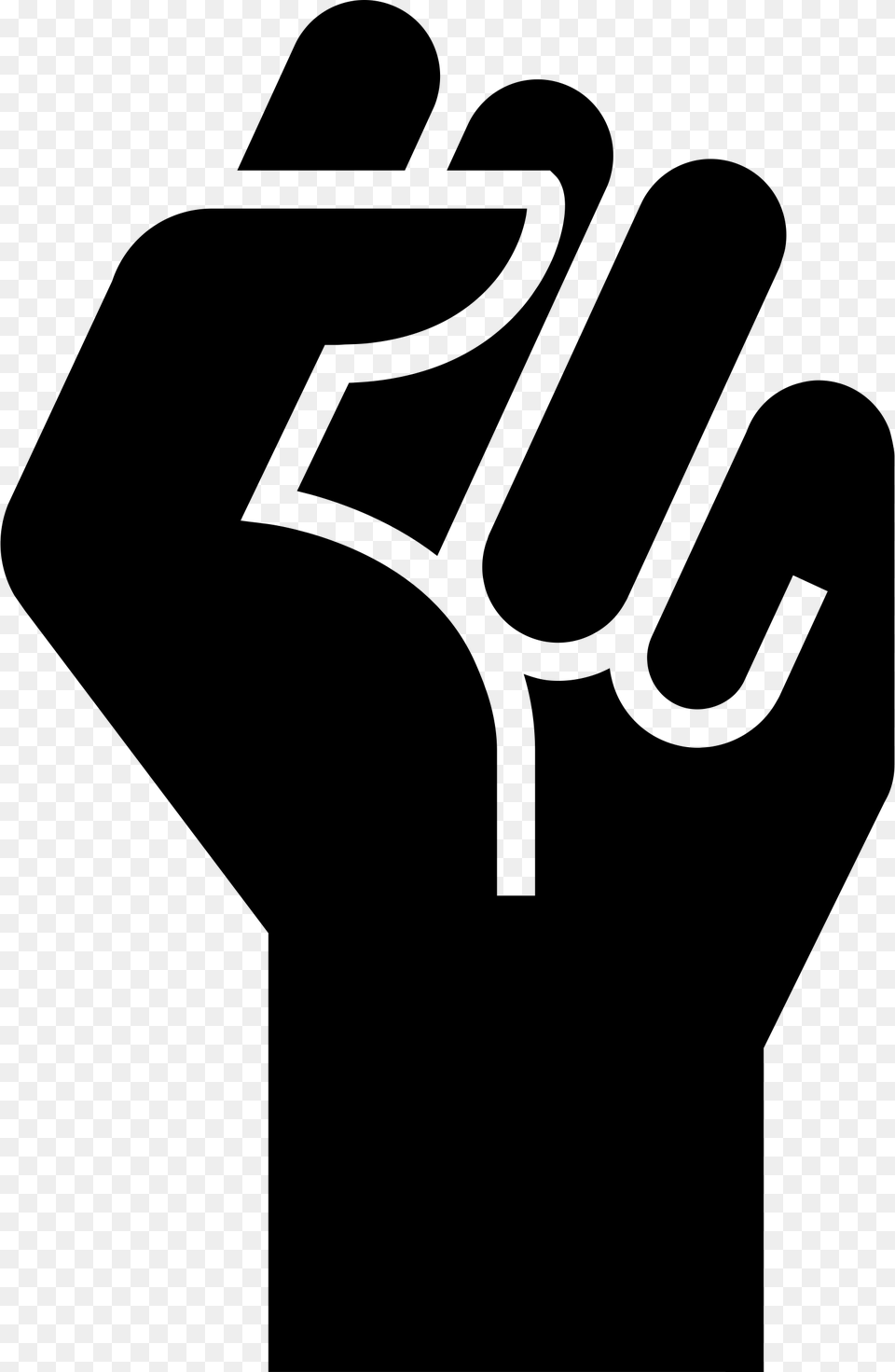 Icon People Protest Picture Protest Hand Clipart, Gray Png Image