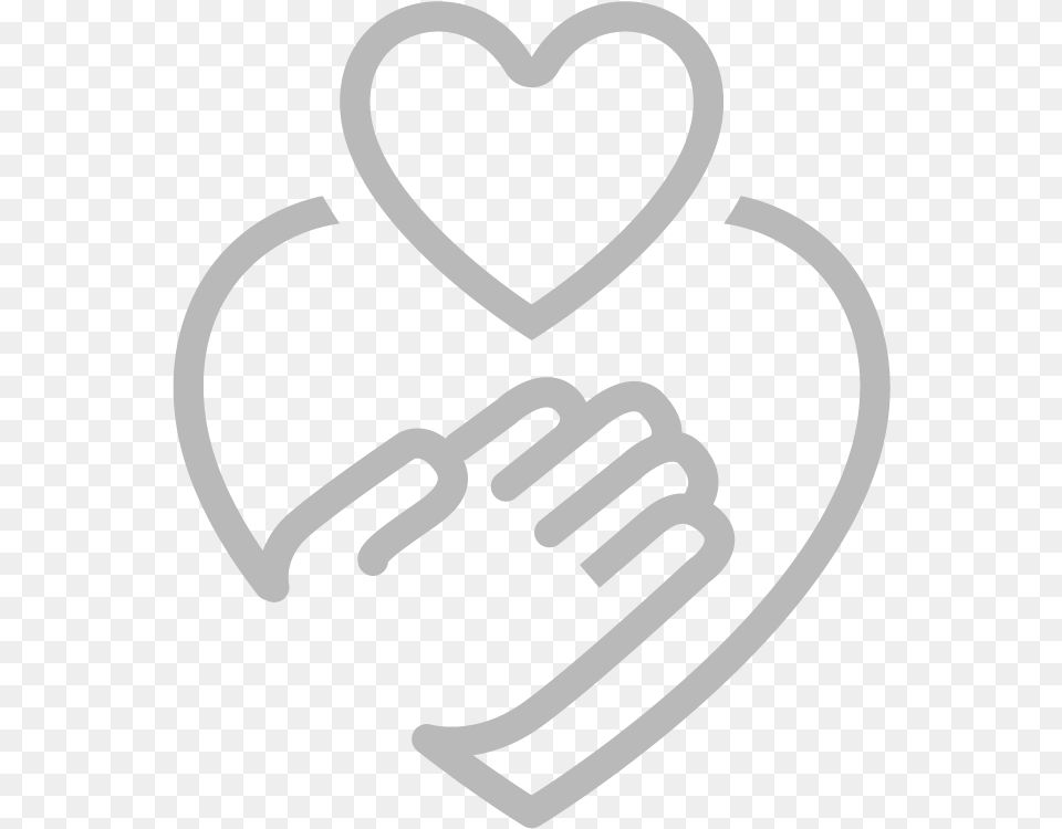 Icon Personal Care Assistance Heart, Stencil, Smoke Pipe, Body Part, Hand Png
