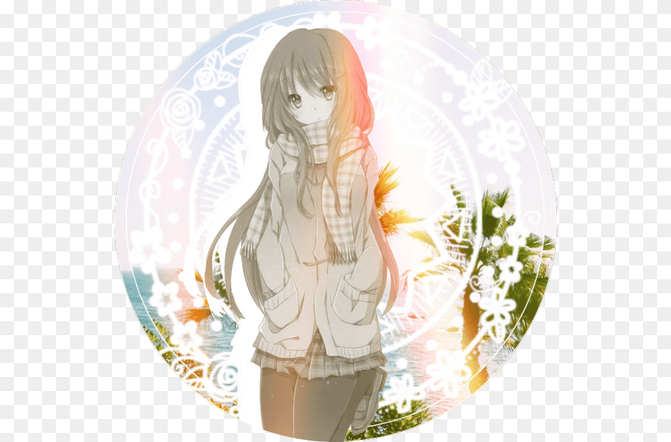 Icon Pfp Profile Profilepic Profilepicture Anime Anime Girl With Light Brown Hair, Book, Comics, Publication, Photography Free Png