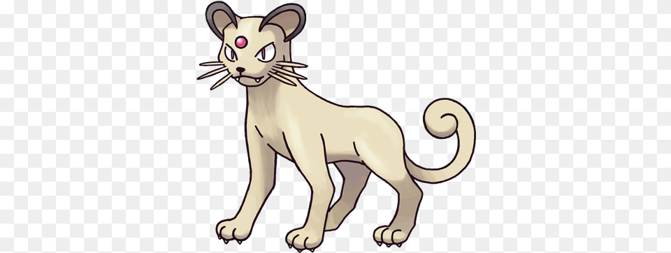 Icon Pokeball Transparent Stickpng Persian Pokemon, Animal, Mammal, Cat, Pet Png