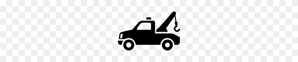 Icon Request Flatbed Truck, Gray Free Png