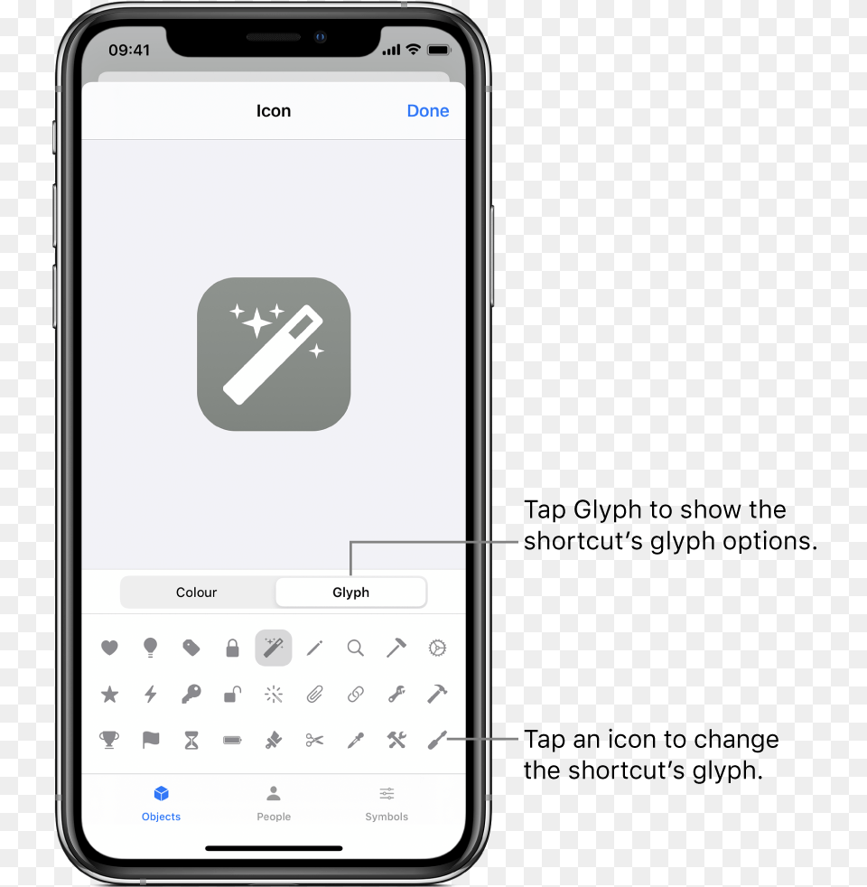 Icon Screen Showing Shortcut Glyph Options Iphone 8 Plus Emojis, Electronics, Mobile Phone, Phone, Text Png Image