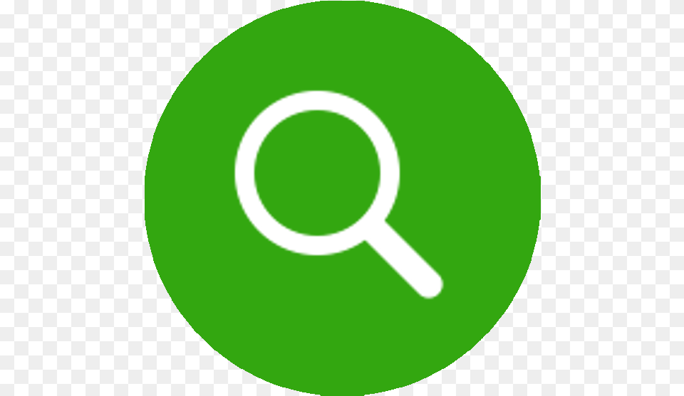 Icon Search Blue Transparent Dot, Green, Magnifying, Disk Free Png