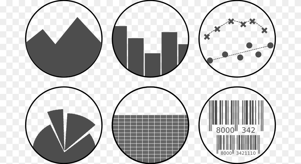 Icon Set Graph, Logo Free Png