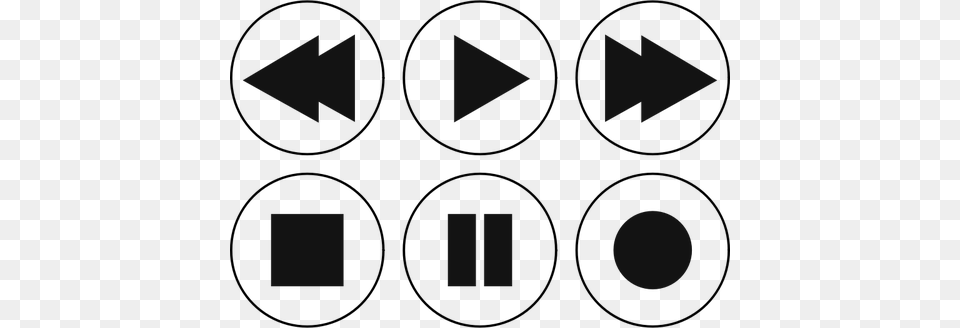 Icon Set Player Play Pause Stop Icon Free Transparent Png