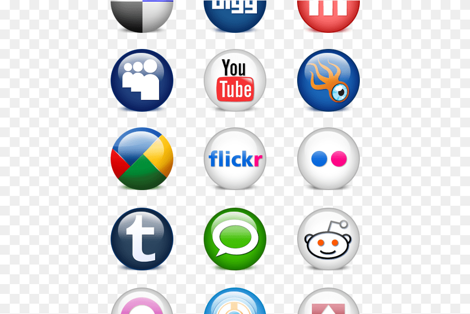 Icon Social Media 3d, Sphere, Logo, Text, Ball Free Png Download