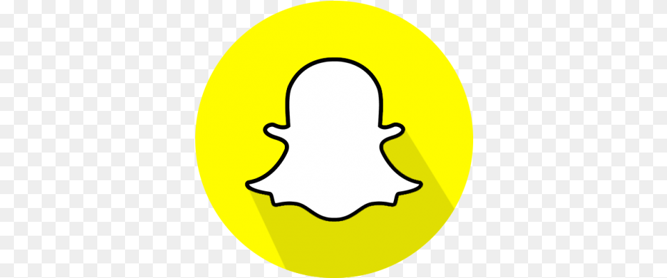Icon Social Media Snapchat Icon Circle, Logo, Sticker, Symbol, Disk Free Transparent Png