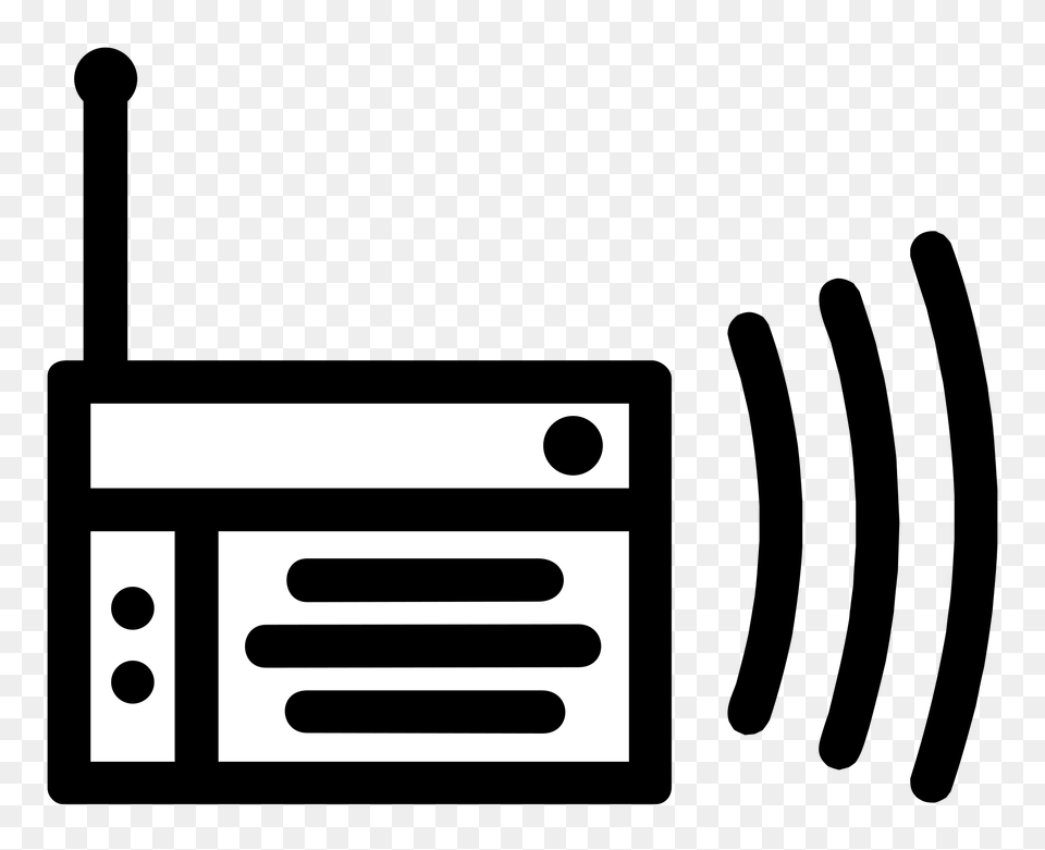 Icon Sound Radio, Stencil Free Png