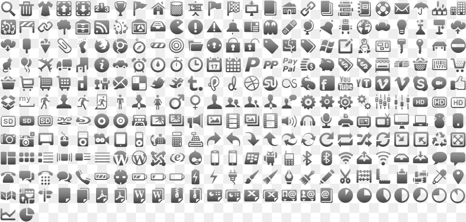 Icon Sprite Images, Sign, Symbol, Text Free Png Download