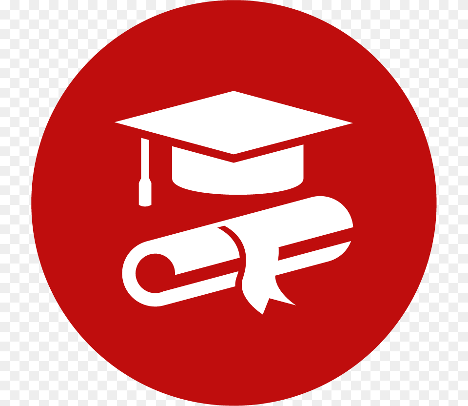 Icon Students Red Education Icon, People, Person, First Aid, Graduation Free Transparent Png