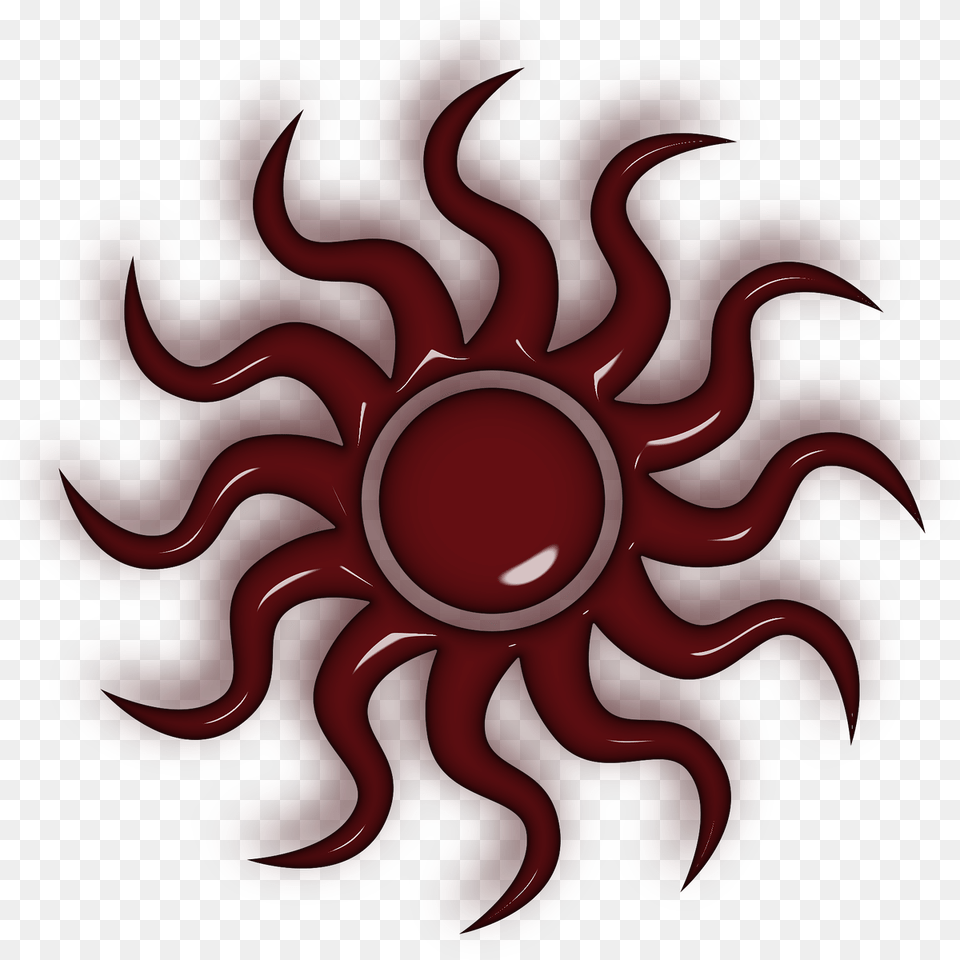 Icon Sun Design Pictograms Sun Icon Sunshine Simbolo Sol Vermelho, Maroon, Dahlia, Flower, Plant Free Png Download