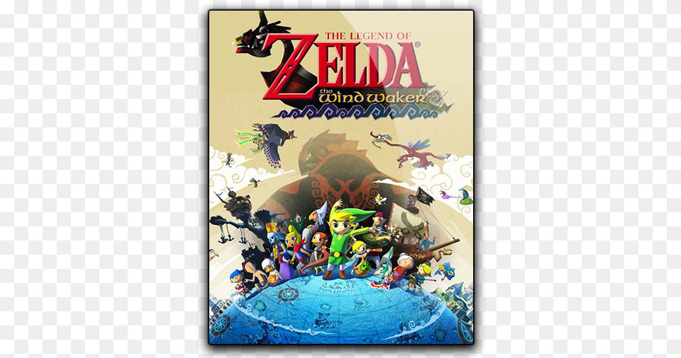 Icon The Legend Of Zelda Wind Waker Legend Of Zelda The Wind Waker Icon, Book, Publication, Comics Free Png