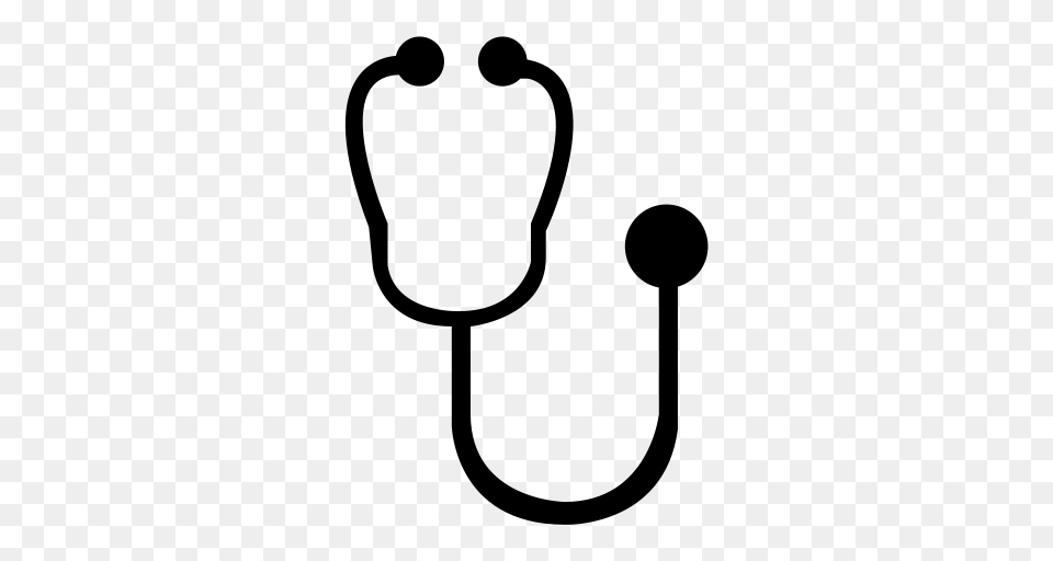 Icon Tingzhenqi Stethoscope Icon And Vector For Gray Free Png Download