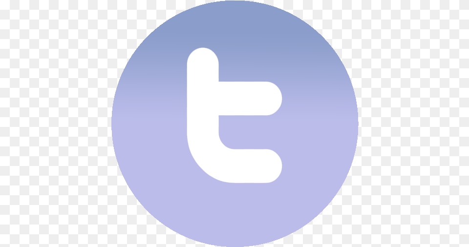 Icon Twitter Gradient Blue Circle, Symbol, Disk, Sign, Text Free Png