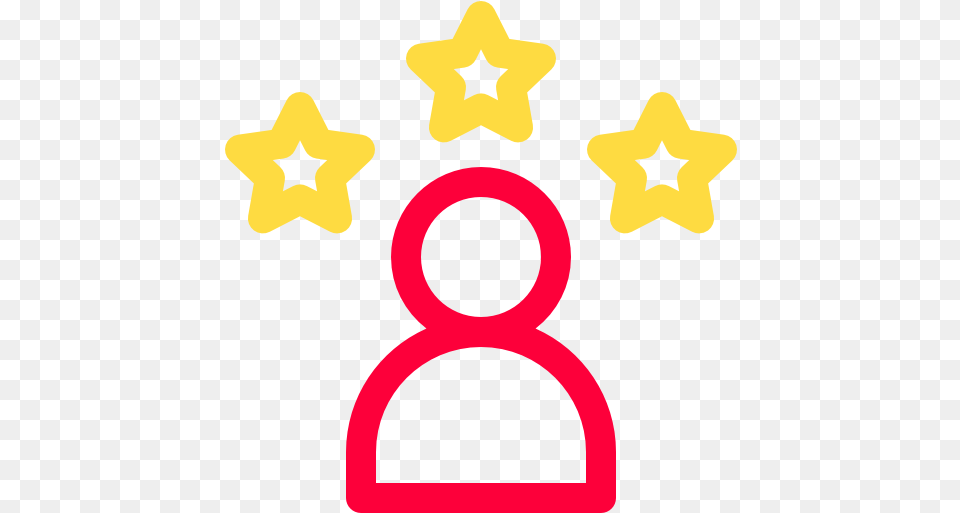 Icon User Dot, Symbol, Star Symbol Free Png Download