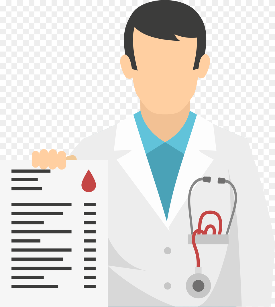 Icon Vector Doctor, Clothing, Coat, Lab Coat, Adult Free Png Download