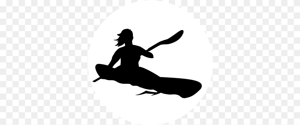 Icon White Kayak Transport, Silhouette, Stencil, Adult, Woman Free Transparent Png
