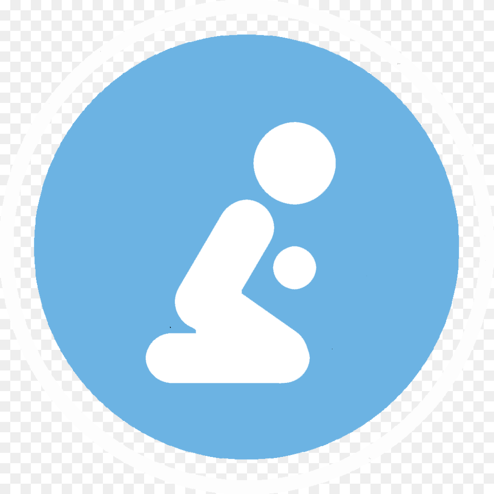 Icon Worship Praying Icon Blue, Symbol, Sign, Text, Number Free Png Download