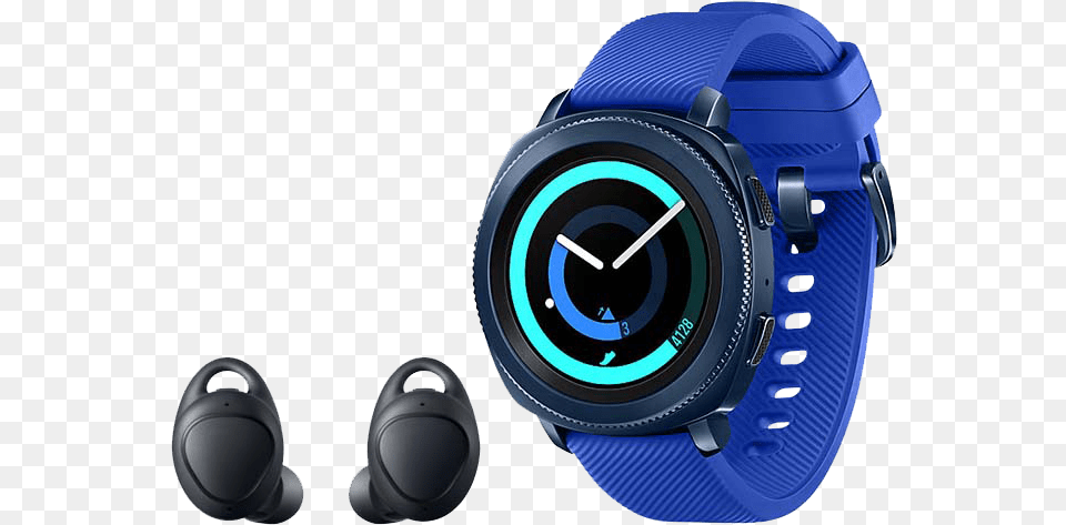 Icon X Earphones Samsung Gear Sport Blau, Arm, Body Part, Person, Wristwatch Free Png