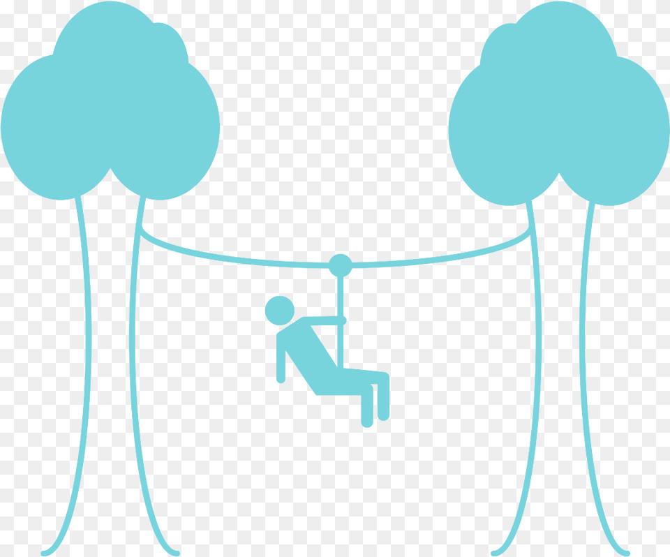 Icon Zip Line, Person Free Transparent Png