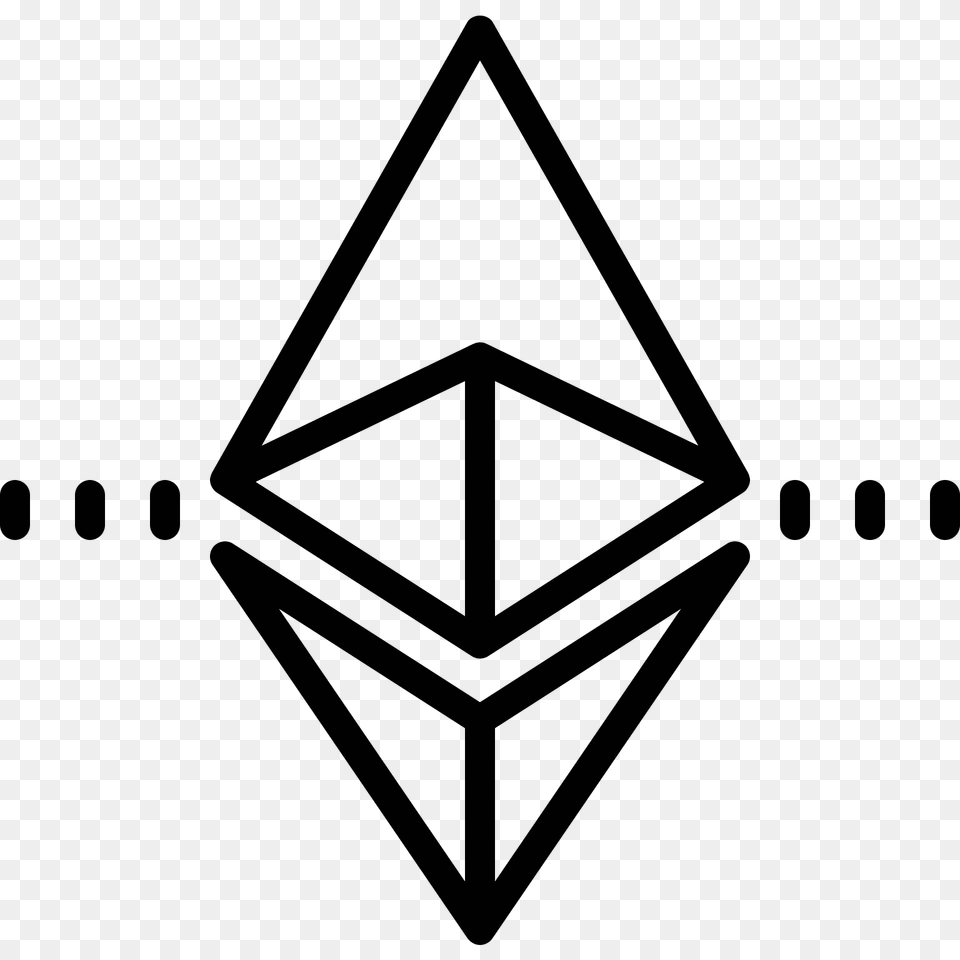 Icona Ethereum, Gray Free Png