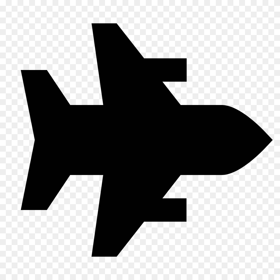 Icona Fighter Jet, Gray Free Transparent Png