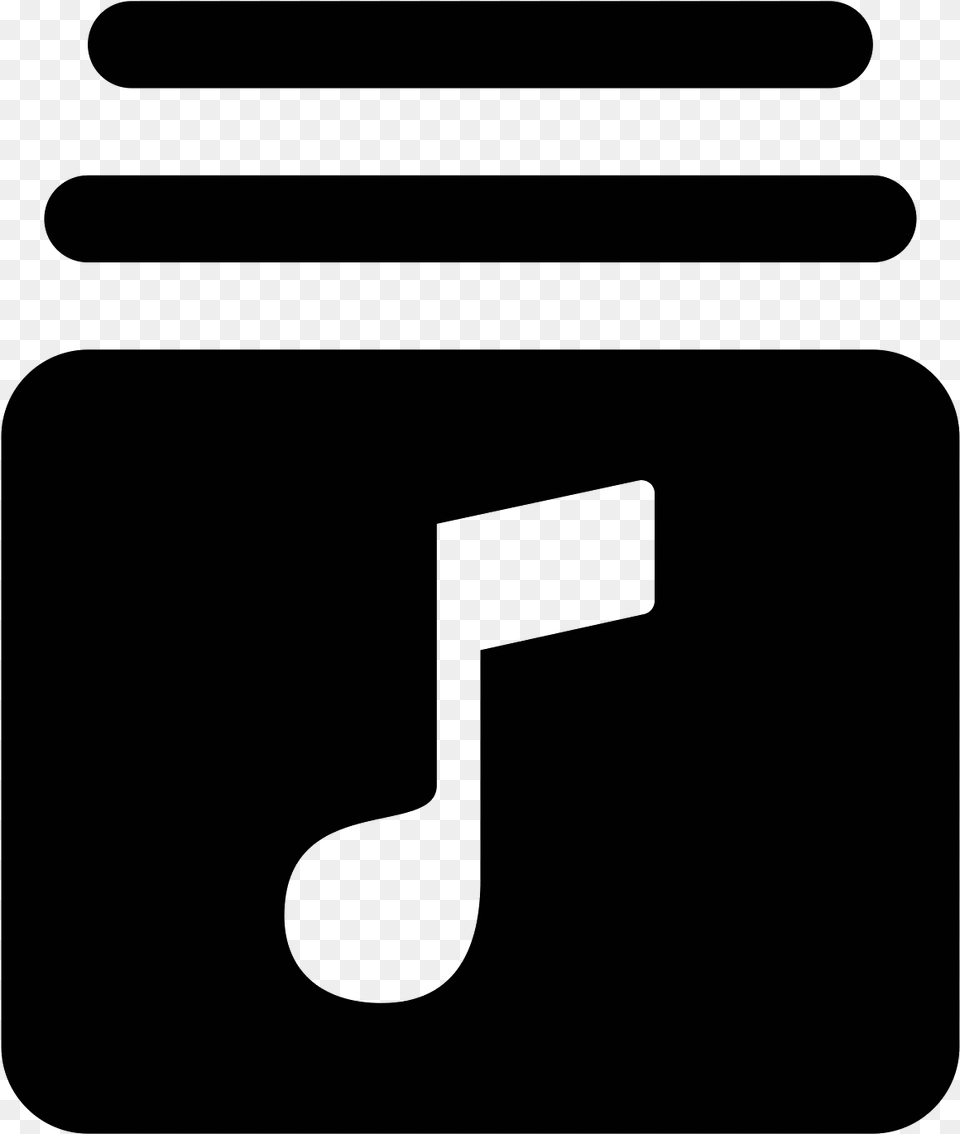 Icona Musica Icon, Gray Free Transparent Png