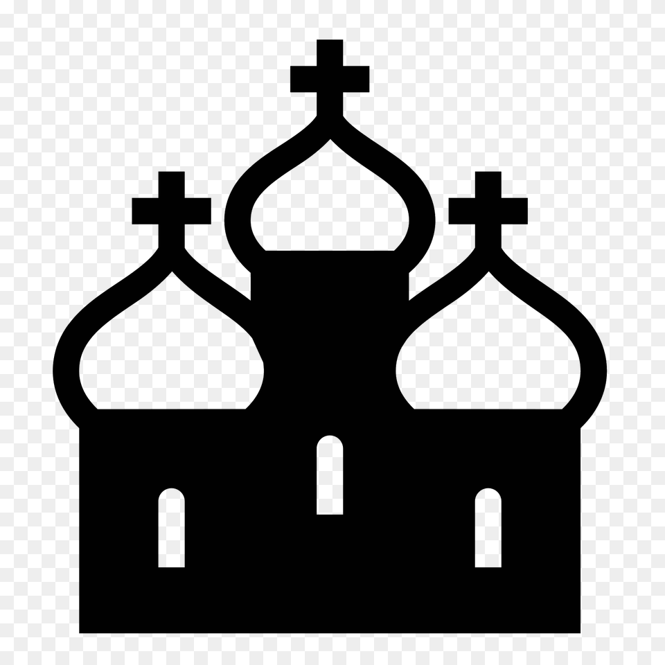 Icona Orthodox Church Filled, Gray Png