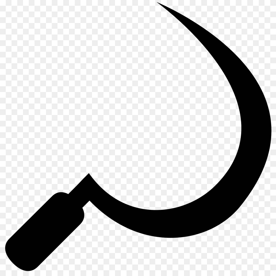 Icona Sickle, Gray Png Image